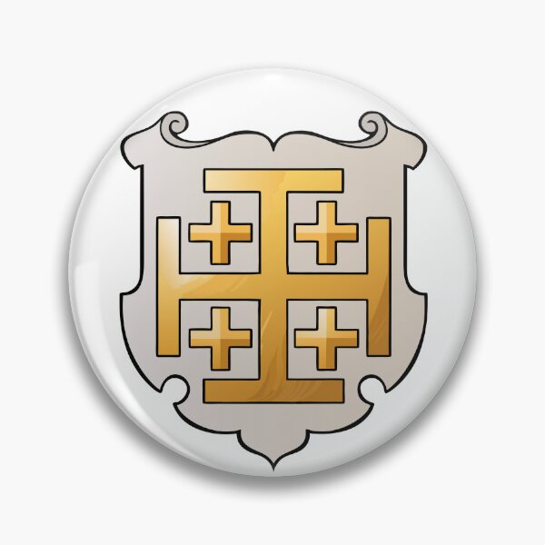 Item preview, The Coat of Arms of the Kingdom of Jerusalem – Symbol of the Holy Land designed and sold by Beltschazar.
