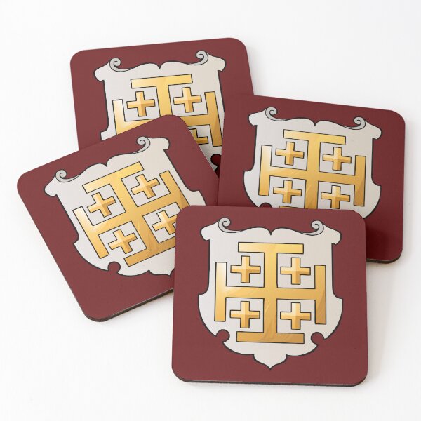 Item preview, The Coat of Arms of the Kingdom of Jerusalem – Symbol of the Holy Land designed and sold by Beltschazar.