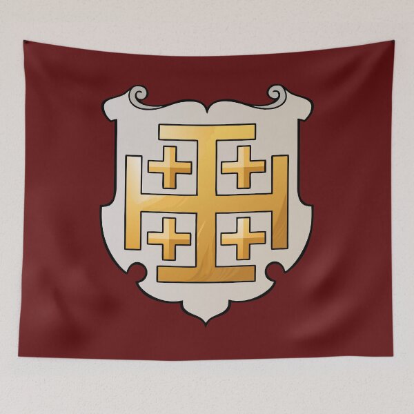 Item preview, The Coat of Arms of the Kingdom of Jerusalem – Symbol of the Holy Land designed and sold by Beltschazar.