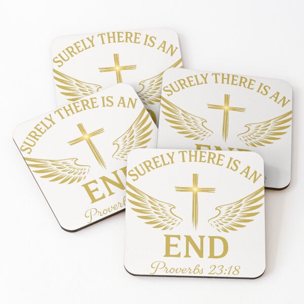 Item preview, Surely There Is an End – Proverbs 23:18 Bible Verse Hope Cross Design designed and sold by astersgraphics.