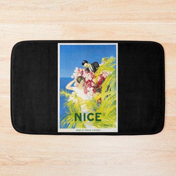 Item preview, Nice Poster by Cappiello, 1927 | Vintage French Travel Ad | Retro Riviera Wall Art designed and sold by artofuniverse.