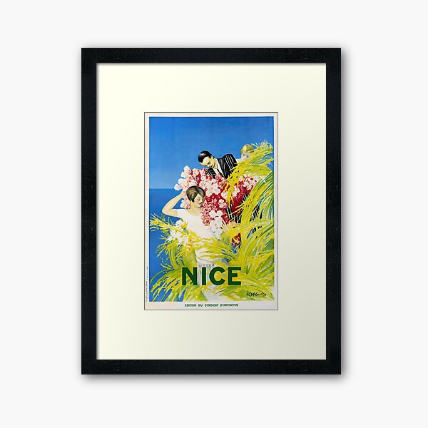 Item preview, Nice Poster by Cappiello, 1927 | Vintage French Travel Ad | Retro Riviera Wall Art designed and sold by artofuniverse.