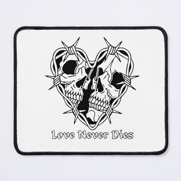 Item preview, Love Never Dies | Romantic Gothic T-Shirt for Eternal Lovers designed and sold by Zezeshop1.
