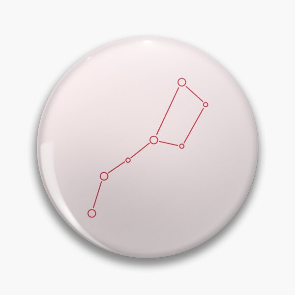 Item preview, Simple Red Ursa Major Constellation designed and sold by Xiaolan's Art.