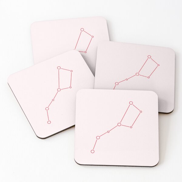 Item preview, Simple Red Ursa Major Constellation designed and sold by Xiaolan's Art.