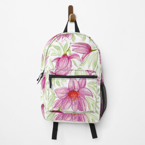 Item preview, Pink Magnolias whimsy watercolor painting designed and sold by JaanaHalme.
