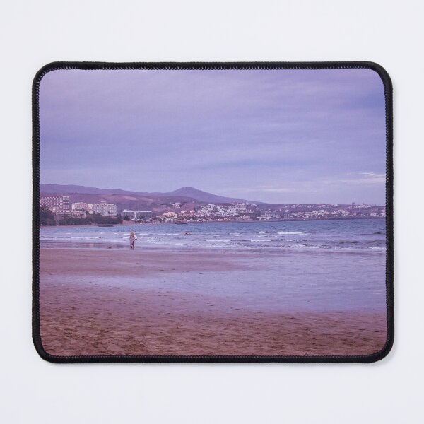 Item preview, Maspalomas Beach at Dusk – Violet Sky Over the Golden Sands designed and sold by photo-travel.