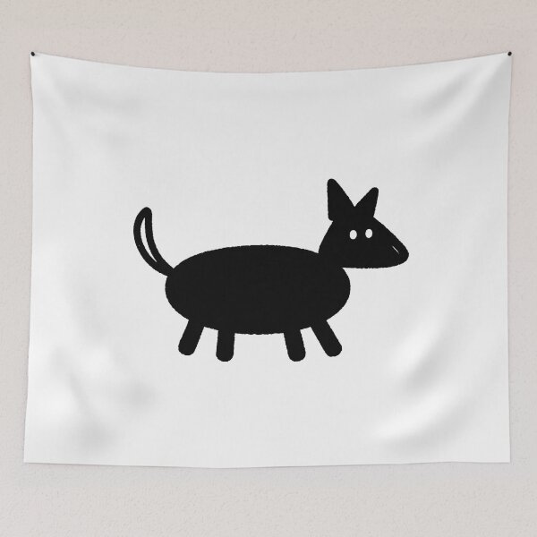Item preview, Simple Black Dog Pointy Ears designed and sold by Owcomm.