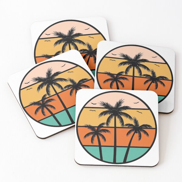 Item preview, Tropical Sunset Vibes – Vintage Palm Trees Aesthetic designed and sold by artist-for-you.