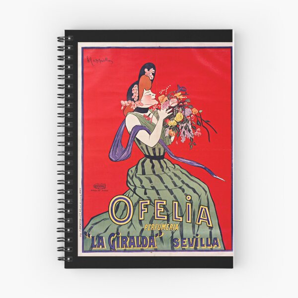 Item preview, Ofelia Perfumeria Poster by Cappiello, 1906 | Vintage Spanish Perfume Ad | La Giralda Sevilla Wall Art designed and sold by artofuniverse.