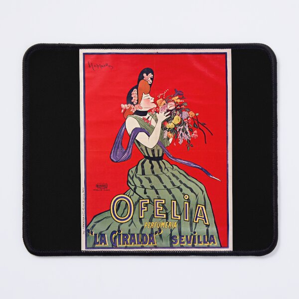 Item preview, Ofelia Perfumeria Poster by Cappiello, 1906 | Vintage Spanish Perfume Ad | La Giralda Sevilla Wall Art designed and sold by artofuniverse.
