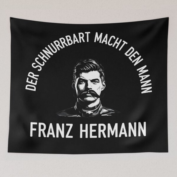 Item preview, Franz Hermann: The Moustache Makes the Man - Vintage Racing Icon F1 Art designed and sold by Studio F1Grid.