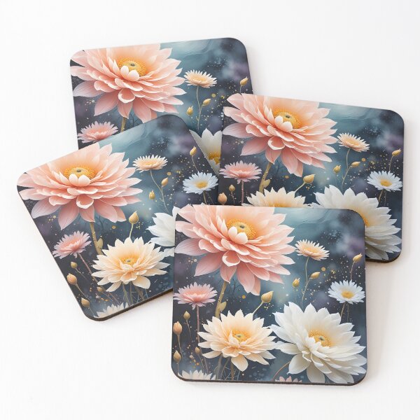 Item preview, Fantasy flowers against a dark background designed and sold by 2-Seraphira.