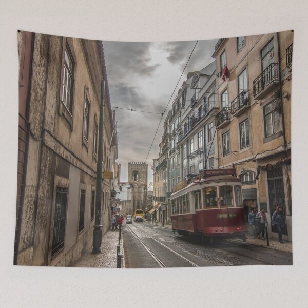 Item preview, Lisbon Tram Cityview – Iconic Tram on Lisbon’s Streets designed and sold by photo-travel.