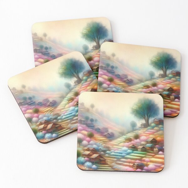 Item preview, Rainbow Terraces designed and sold by Beyondnote-Art.