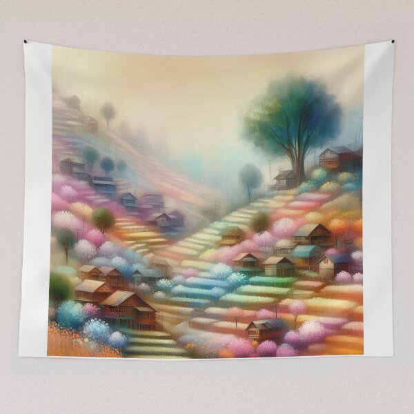 Item preview, Rainbow Terraces designed and sold by Beyondnote-Art.