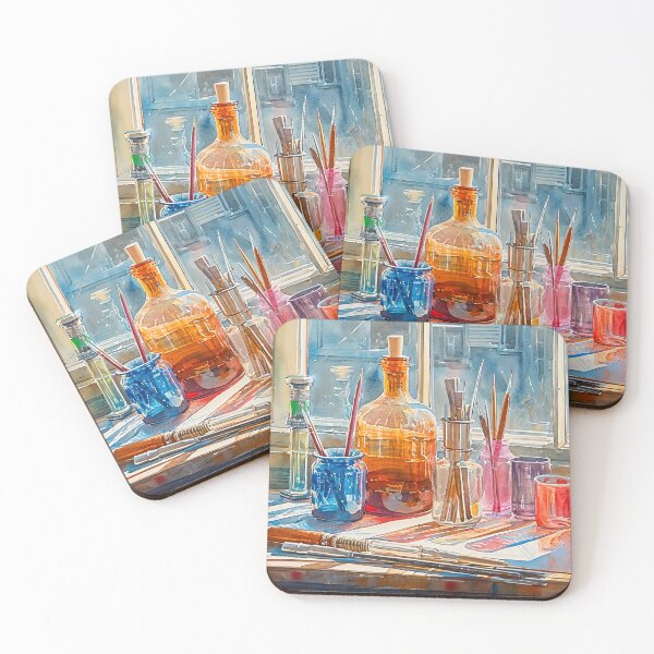 Item preview, colorful artist studio designed and sold by ururuty.