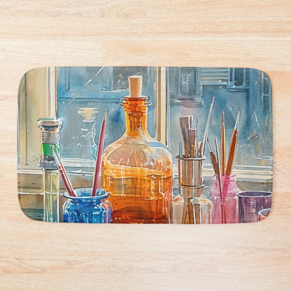Item preview, colorful artist studio designed and sold by ururuty.