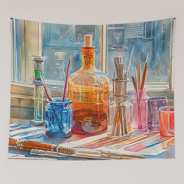 Item preview, colorful artist studio designed and sold by ururuty.