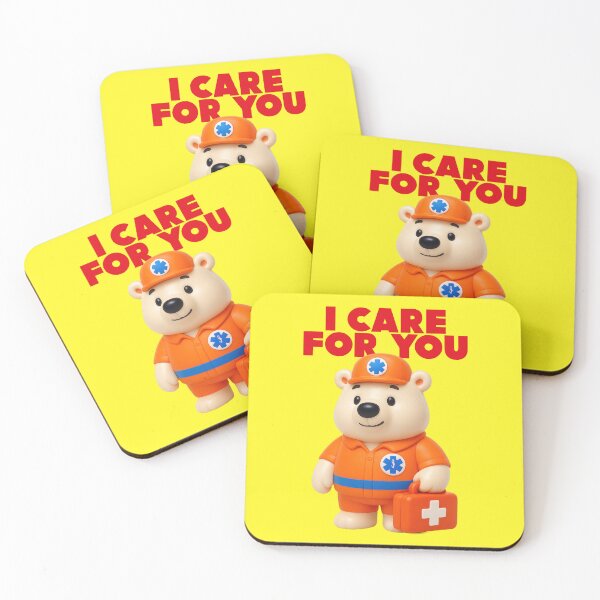 Item preview, cute bear, emergency paramedic designed and sold by Mauswohn.
