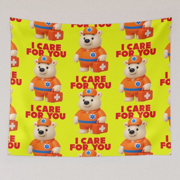 Item preview, cute bear, emergency paramedic designed and sold by Mauswohn.