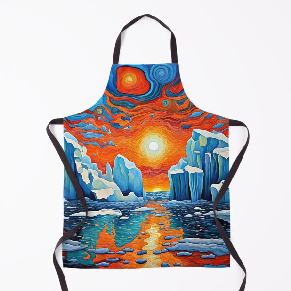Item preview, Icebergs at sunset 2 designed and sold by George Hutton Hunter.
