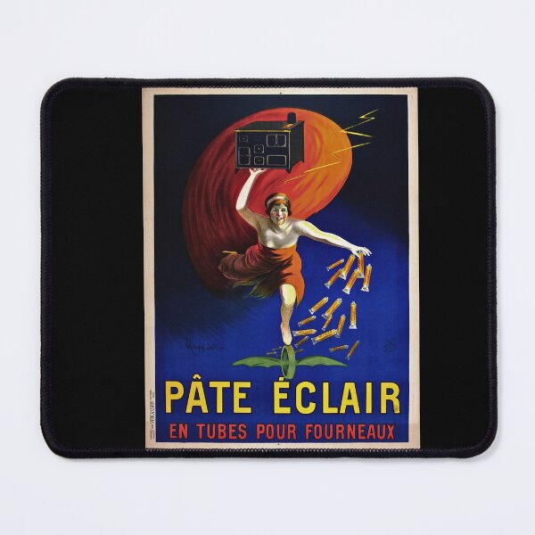 Item preview, Pate Eclair Poster by Cappiello, 1912 | Vintage French Cooking Ad | Retro Kitchen Wall Art designed and sold by artofuniverse.
