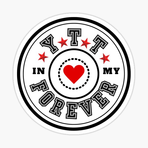 Vista previa del artículo con la obra «YTT POR SIEMPRE en mi corazón - Insignia», diseñado y vendido por yttforever.