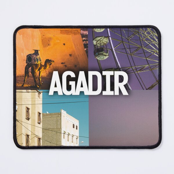Item preview, Agadir Vibes – Stunning Coastal Views with Bold "Agadir" Lettering designed and sold by photo-travel.