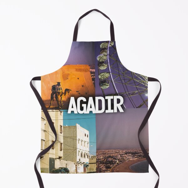 Item preview, Agadir Vibes – Stunning Coastal Views with Bold "Agadir" Lettering designed and sold by photo-travel.