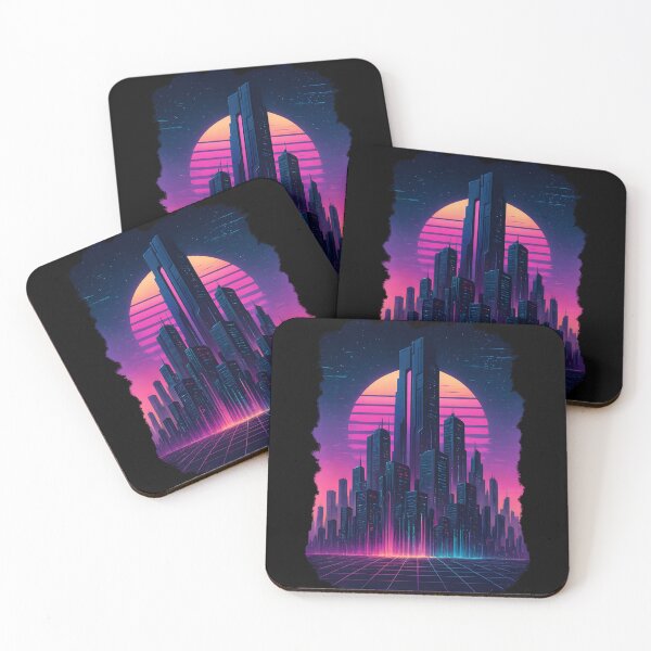 Item preview, Neon Megapolis // Retro-Futuristic Utopia designed and sold by Lurixo.