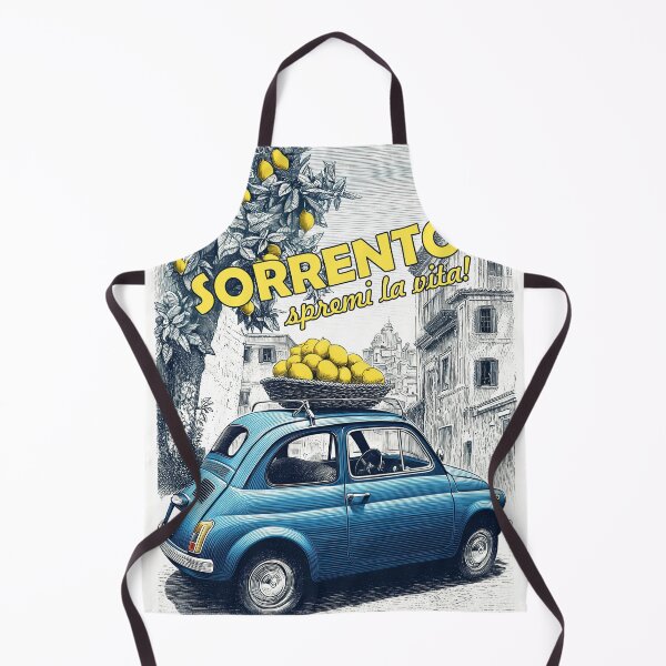 Item preview, Sorrento - spremi la vita - vintage lemon retro designed and sold by Gaviani Design Studio.