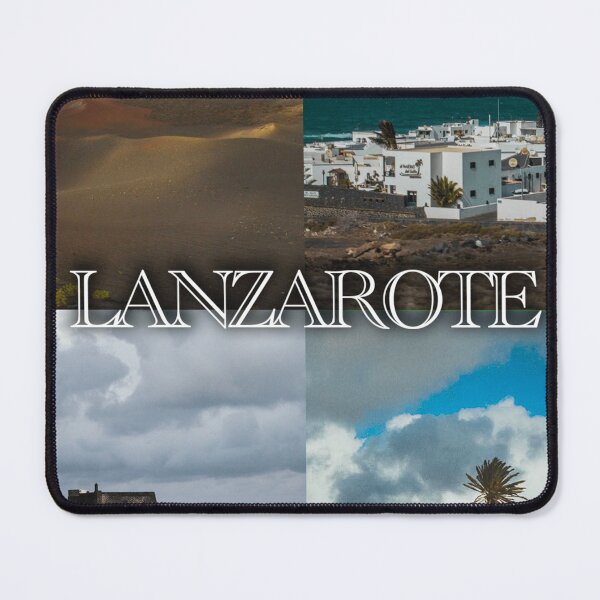 Item preview, Lanzarote – Captivating Island Views with Bold "Lanzarote" Lettering designed and sold by photo-travel.