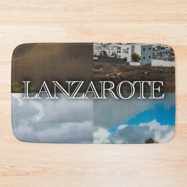 Item preview, Lanzarote – Captivating Island Views with Bold "Lanzarote" Lettering designed and sold by photo-travel.