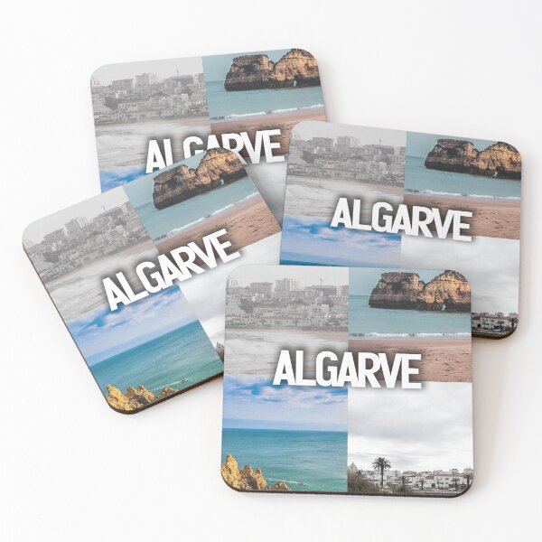 Artikelvorschau, Algarve – Atemberaubende Küstenansichten mit fettem „Algarve“-Schriftzug entworfen und verkauft von photo-travel.