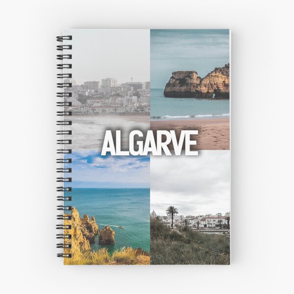 Item preview, Algarve – Breathtaking Coastal Views with Bold "Algarve" Lettering designed and sold by photo-travel.