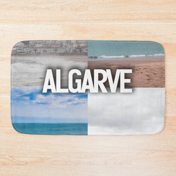 Item preview, Algarve – Breathtaking Coastal Views with Bold "Algarve" Lettering designed and sold by photo-travel.