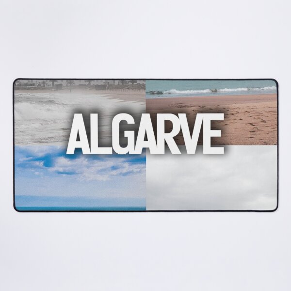 Item preview, Algarve – Breathtaking Coastal Views with Bold "Algarve" Lettering designed and sold by photo-travel.