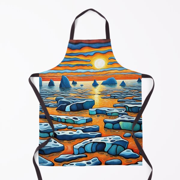 Item preview, Icebergs at sunset 3 designed and sold by George Hutton Hunter.