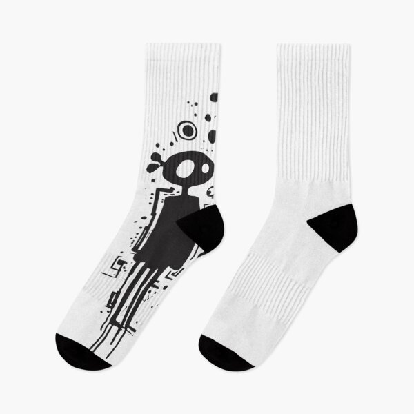 Item preview, doodles style, street art, minimal, black and white 13 designed and sold by nichaplus.