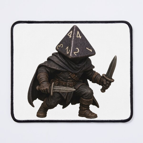 Item preview, Roleplaying Character - Rogue Assassin (Dice 4) designed and sold by Candie_Loudenfrau_Art.