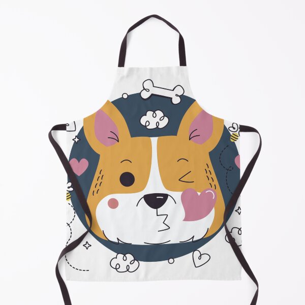 Artikelvorschau, Küssender Corgi - süßes Herz, das Hundeillustration bläst entworfen und verkauft von DoggoSay.