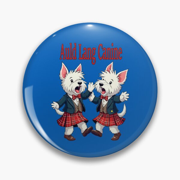 Item preview, Auld Lang Canine West Highland Terrier Ceilidh Celebration designed and sold by taiche.