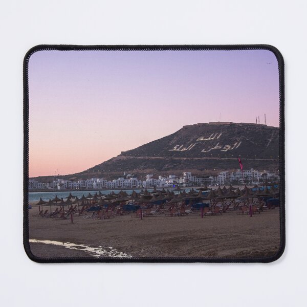 Item preview, Agadir Beach Landscape – Scenic Views with Hillside Backdrop designed and sold by photo-travel.