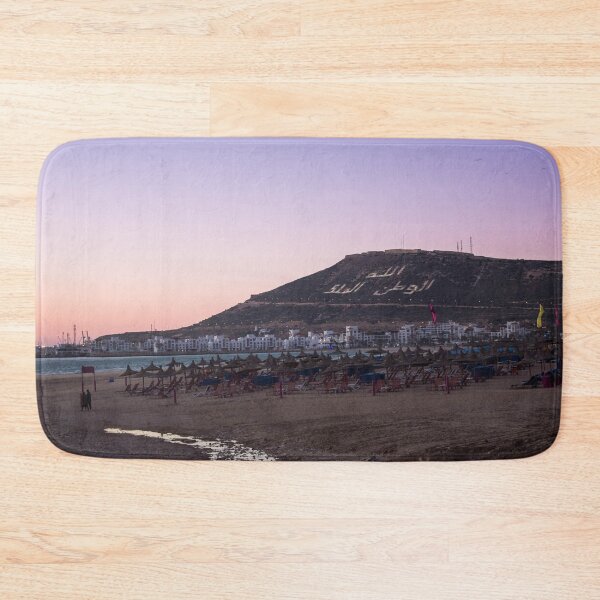 Item preview, Agadir Beach Landscape – Scenic Views with Hillside Backdrop designed and sold by photo-travel.
