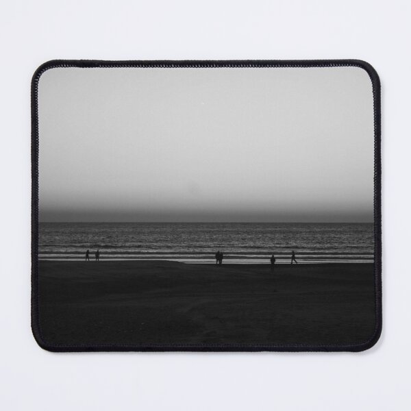 Item preview, Minimalist Agadir Beach – Black and White Coastal Serenity designed and sold by photo-travel.