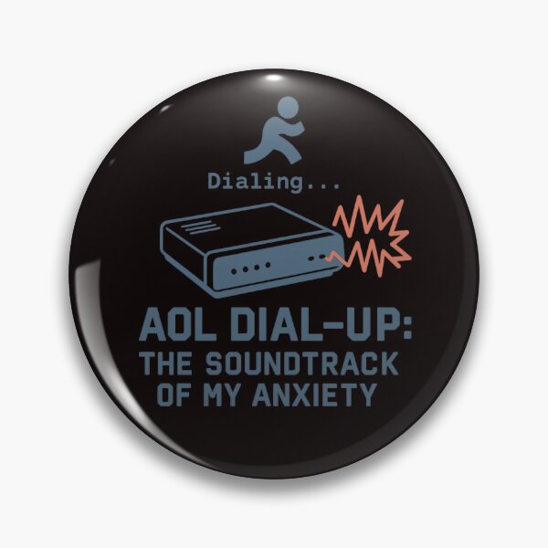Item preview, AOL Dial-Up: The Soundtrack of My Anxiety designed and sold by FrameFlow.