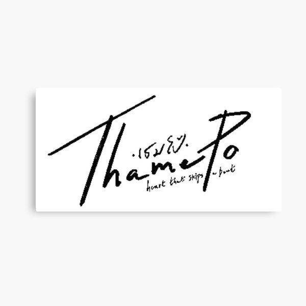 ThamePo 自筆サイン入り WilliamEst GMMTV LYKN Williamest Canvas Prints for Sale | Redbubble