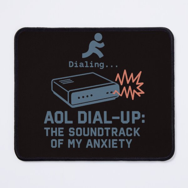 Item preview, AOL Dial-Up: The Soundtrack of My Anxiety designed and sold by FrameFlow.