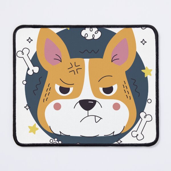 Item preview, Grumpy Corgi - Annoyed Dog Face Illustration designed and sold by DoggoSay.